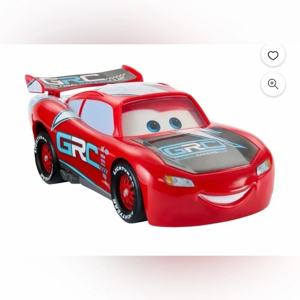 Disney Pixar Cars Global Racers Cup Drift & Race Lightning McQueen Car